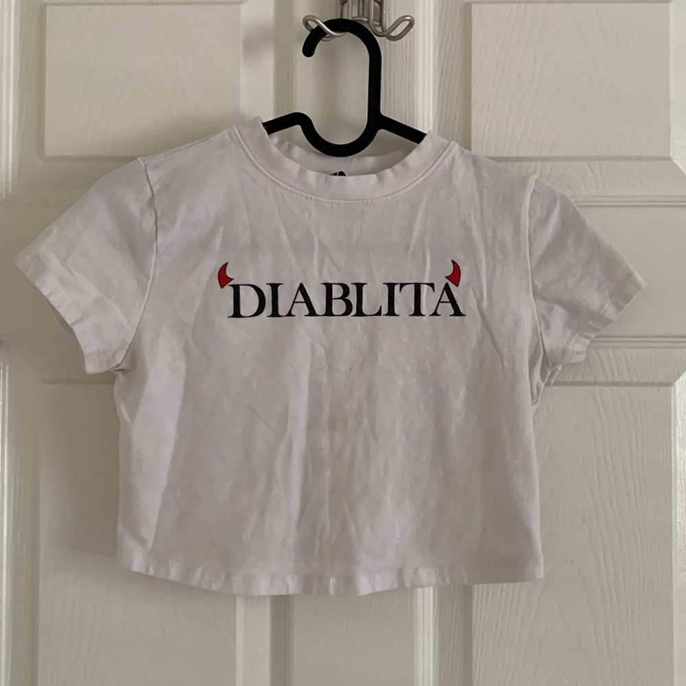 Windsor “Diablita” crop top. Size Medium.